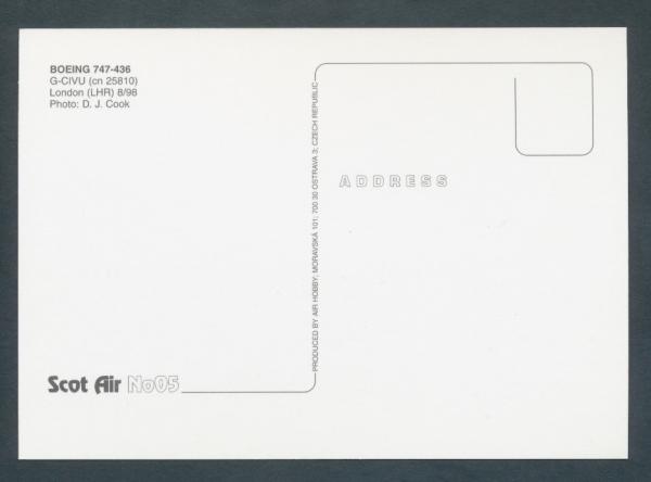 BRITISH AIRWAYS, Boeing 747-236B