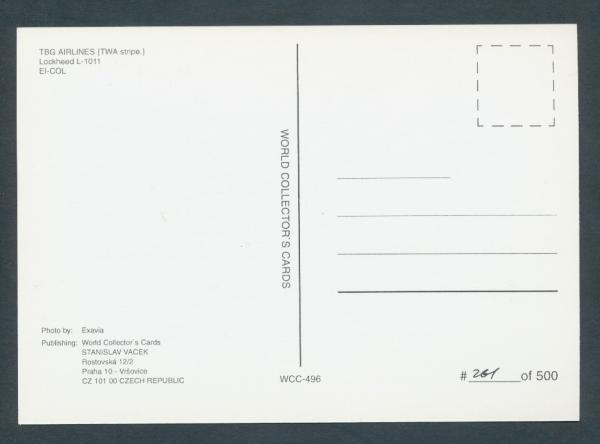 TBG AIRLINES, Lockheed L-1011
