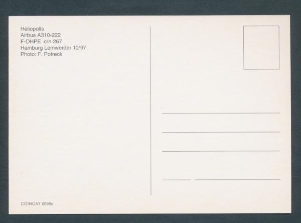 HELIOPOLIS, Airbus A310-222