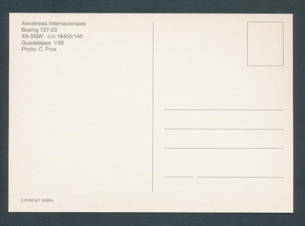 AEROLINEAS INTERNACIONALES,  BOEING -727-140