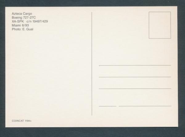 AZTECA CARGO, Boeing 727-27C