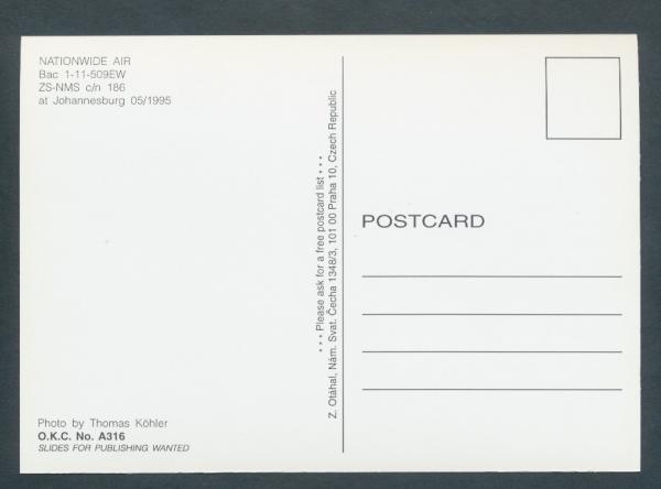 NATIONWIDE AIR, Bac 1-11-509EW,