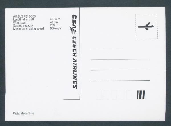 CSA CZECH AIRLINES, Airbus A310-300