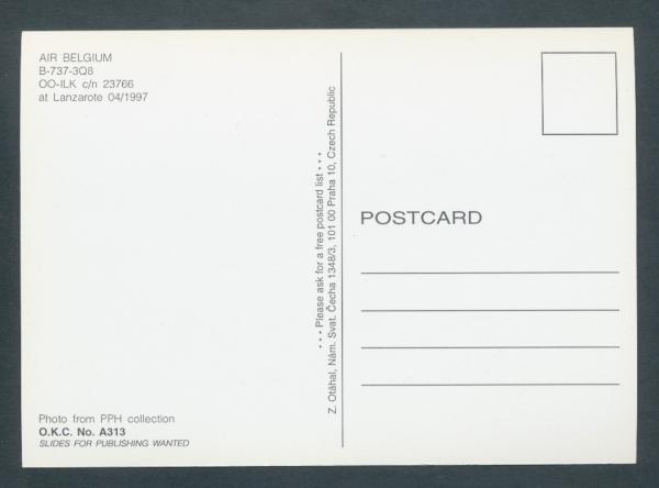 AIR BELGIUM, B-737-3Q8