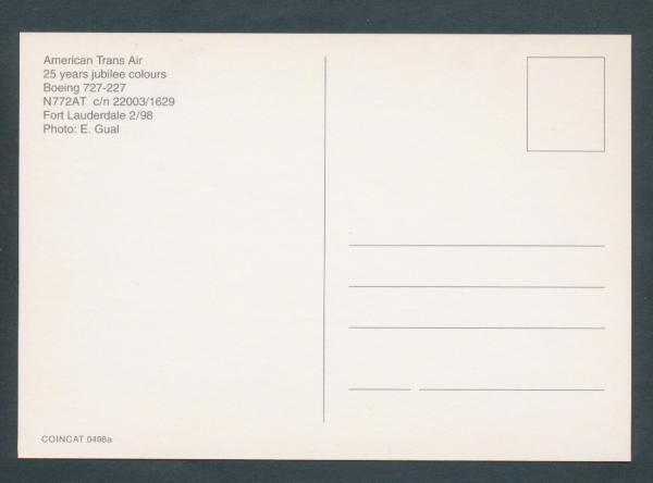 ATA AMERICAN TRANS AIR, Boeing 727-227