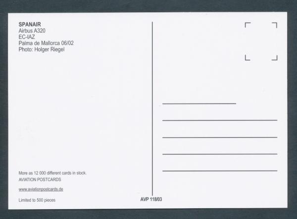 SPANAIR, AIRBUS A320