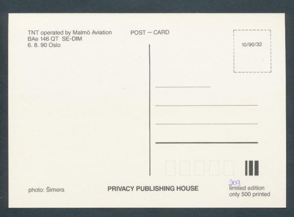 TNT THE EXPRESS FREIGHT SYSTEM, BAe 146 QT SE-DIM