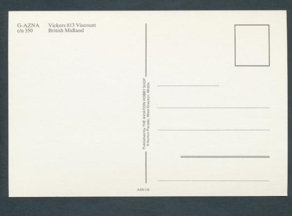 BRITISH MIDLAND, Vickers 813 Viscount