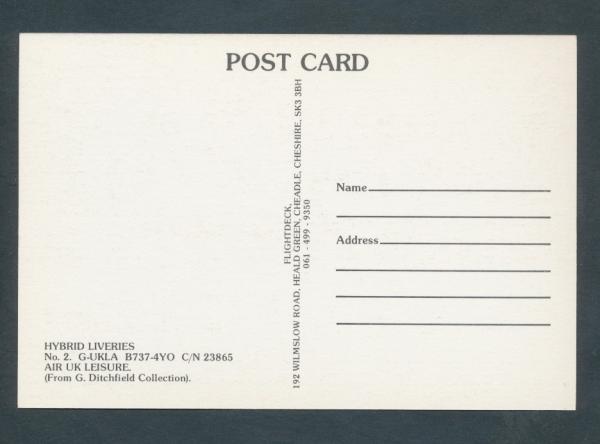 AIR UK LEISURE, B737-4Y0