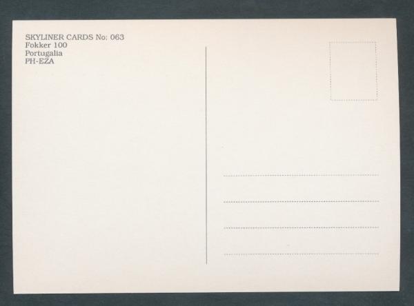 POTUGALIA, Fokker 100