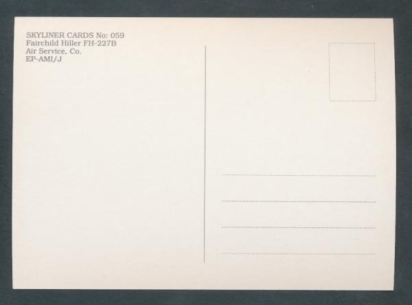AIR Service Co. Fairchild Hiller FH-227B