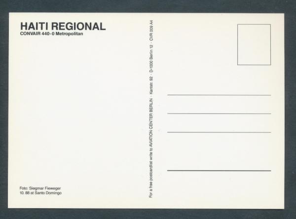 HAITI REGIONAL, Convair 440-0