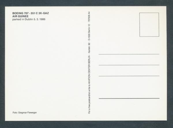 AIR GUINEE, Boeing 707