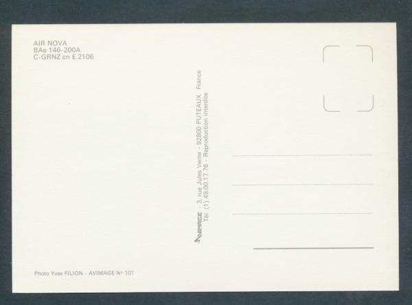 AIR NOVA, BAe 146-200A