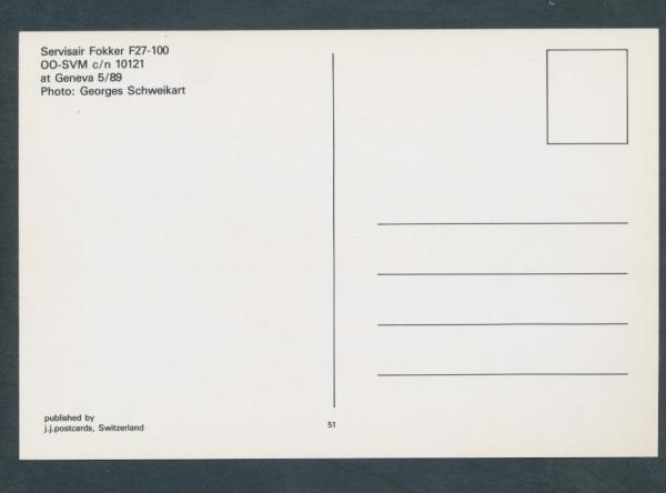 SERVISAIR, Fokker F27-100