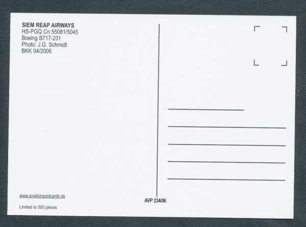 SIEM REAP AIRWAYS, Boeing B717-231