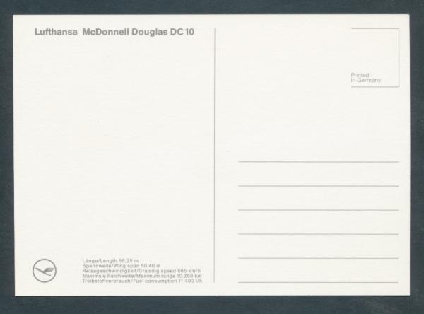 LUFTHANSA, McDonnell Douglas DC 10