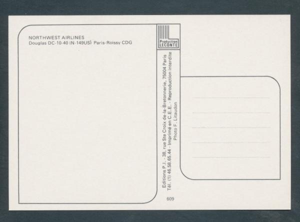 NORTHWEST AIRLINES, Douglas DC-10-40