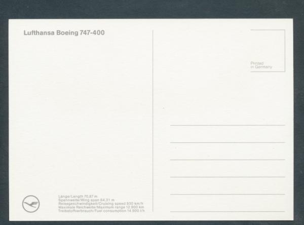 LUFTHANSA, Boeing 747-400