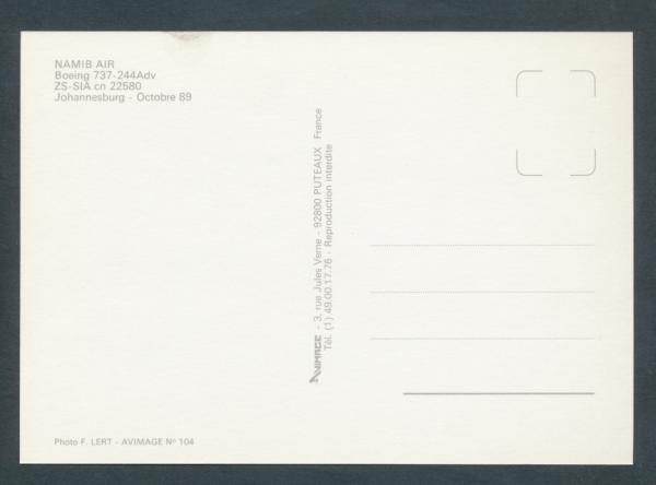 NAMIB AIR, Boeing 737-244