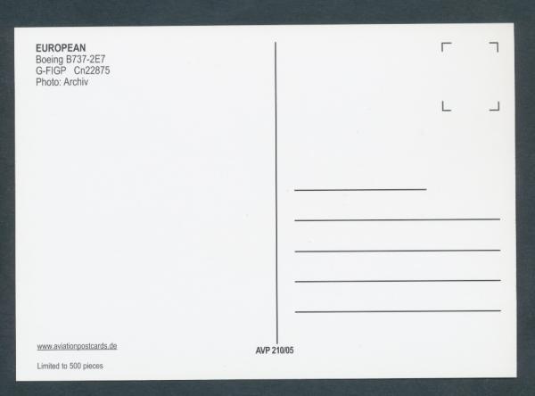 EUROPEAN, B737-2E7