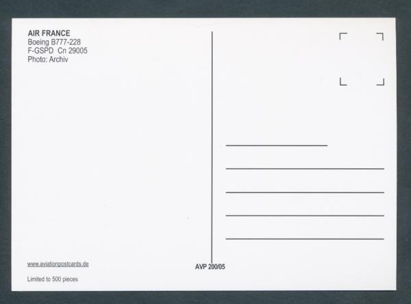 AIR FRANCE, Boeing B777-228