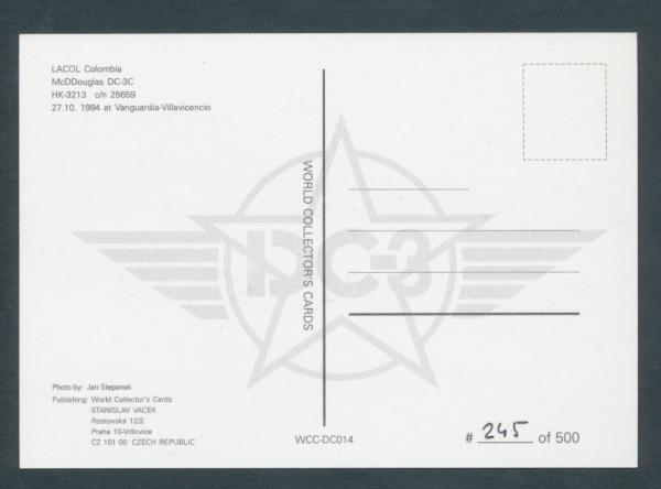LACOL COLOMBIA, McDDouglas DC-3C