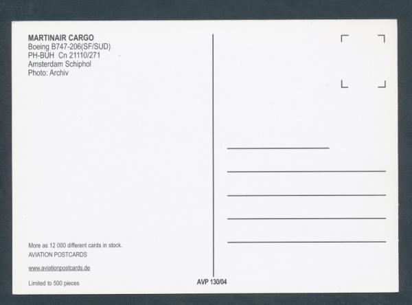 MARTINAIR CARGO, Boeing B747-206