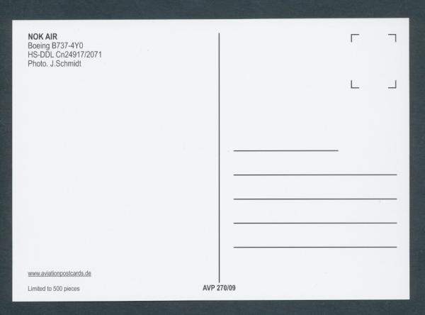 NOK AIR, Boeing B737-4Y0
