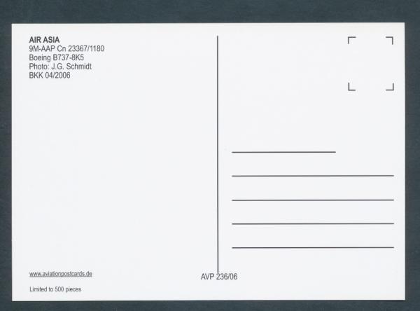 AIR ASIA, Boeing B737-8K5