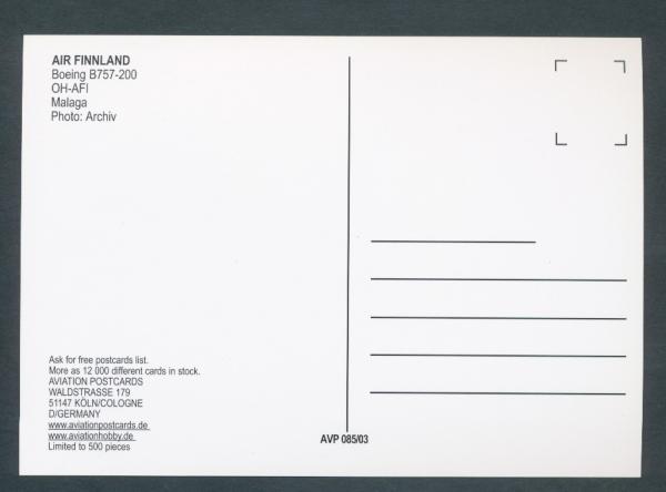 AIR FINNLAND, Boeing B757-200