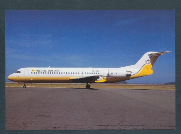 ROYAL BRUNEI, Fokker 100