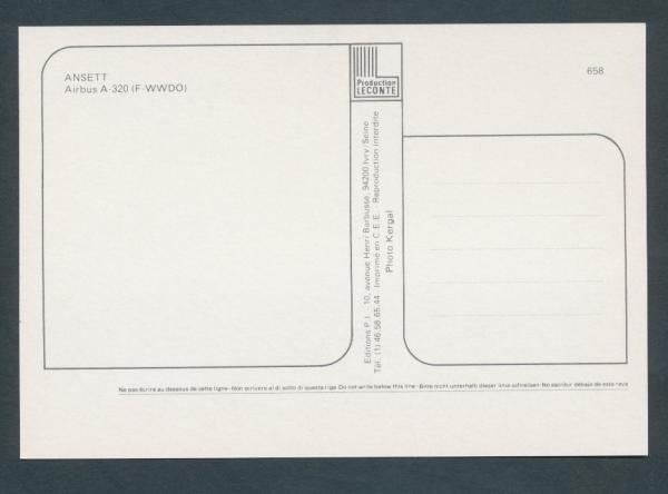 ANSETT, Airbus A-320
