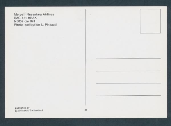 MERPATI NUSANTARA AIRLINES, BAC 1-11-401AK