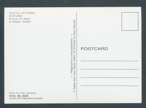 SHUTTLE AIR CARGO, B-707-369C
