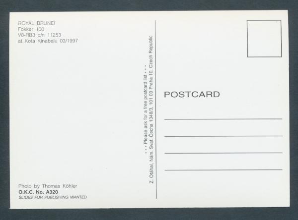 ROYAL BRUNEI, Fokker 100