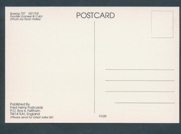 FRONTIER, Boeing 737