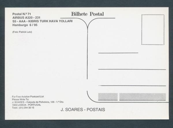 KIBRIS TURK HAVA YOLLARI, Airbus A320