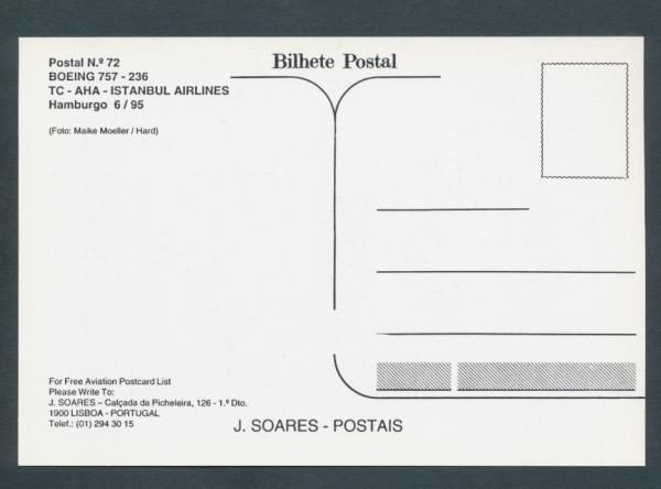 ISTANBUL AIRLINES, Boeing 757-236