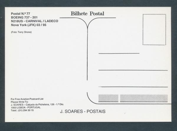 LADECO, Boeing 737-201