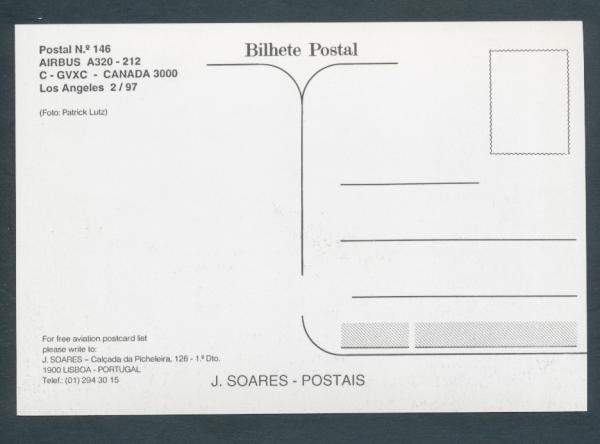 CANADA 3000, Airbus A320-212