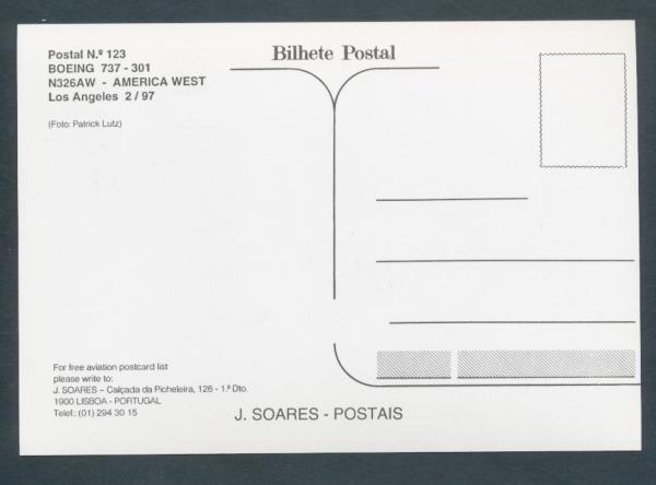 AMERICA WEST, Boeing 737-301