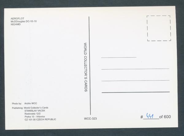 AEROFLOT, McDDouglas DC-10-10