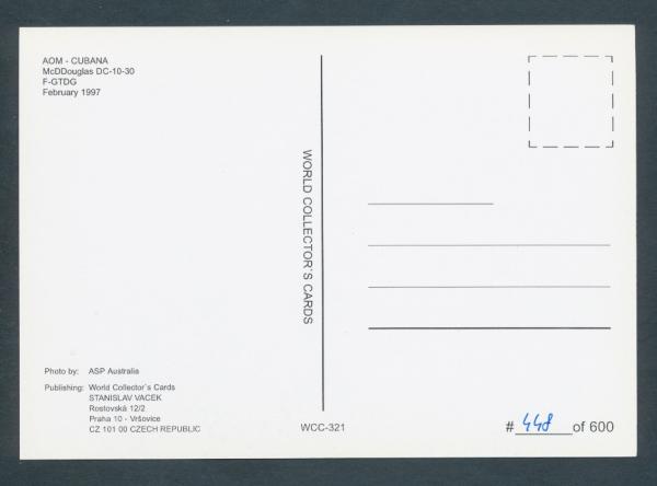 AOM-CUBANA, McDDouglas DC-10-30