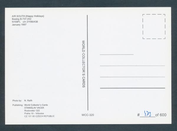 AIR SOUTH (Happy Holiday), Boeing B-737-242