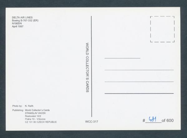 DELTA AIR LINES, Boeing B-767-332