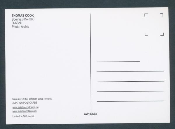 THOMAS COOK, Boeing B757-200