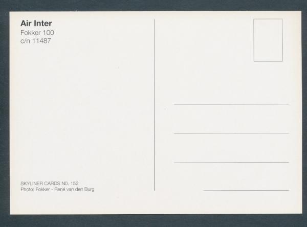 Air INTER, Fokker 100