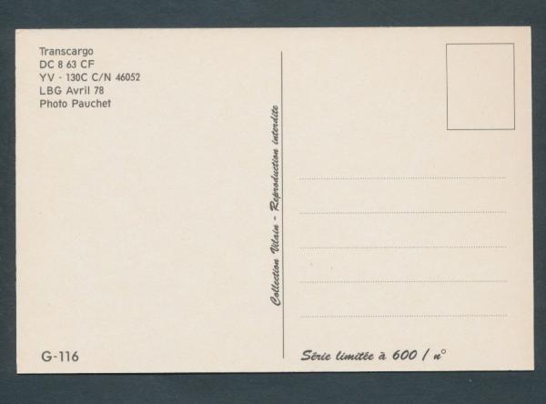 VENEZUELA TRANSCARGO, DC 8 63 CF