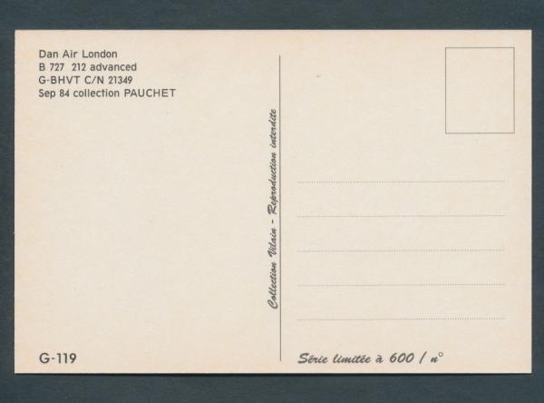 DAN AIR LONDON, B727 212 advanced